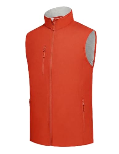 Image of fit space Men's Lightweight Vest Softshell Sleeveless Windproof Jacket with Zipper Pcoket Cycling Travel Hiking Running Golf