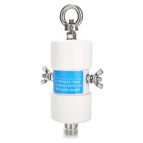 Universeller 1:1 Spannungsbalun, wasserdicht, HF-Balun für 160 m - 6 m Bänder 1,8–50 MHz 500 W Kurzwellenantennenbalun