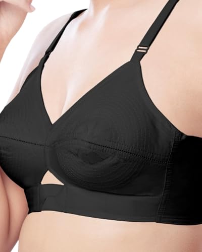 Image of Brida Kavya Xtra Soft Cotton Round Stitch Bra for Women | Full Coverage | Double Layered | Non-Padded | Wireless | Saree Bra for Heavy Bust | Daily Use | Combo