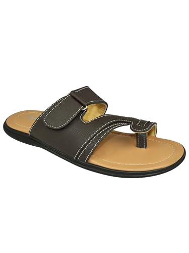 Image of AJANTA Men's Sandals for Men | Casual Walking Office Outdoor Sandals | Lightweight Comfortable Slip-On Footwear for Men | Anti-Skid Travel Daily Wear Open Toe Summer Sandals for Men