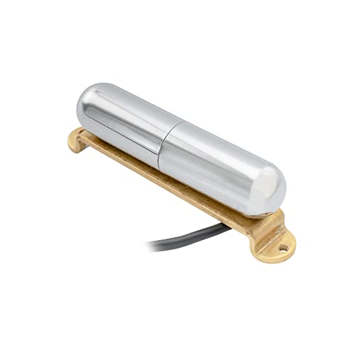 Artec Lsa70 Alnico 5 Lipstick Single Coil Bridge Pickup 7.5K For Strat Style Electric Guitar, Chrome #TOP5