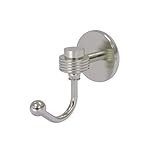 Allied Brass 7120G-SN Satellite Orbit One Groovy Accents Robe Hook, Satin Nickel