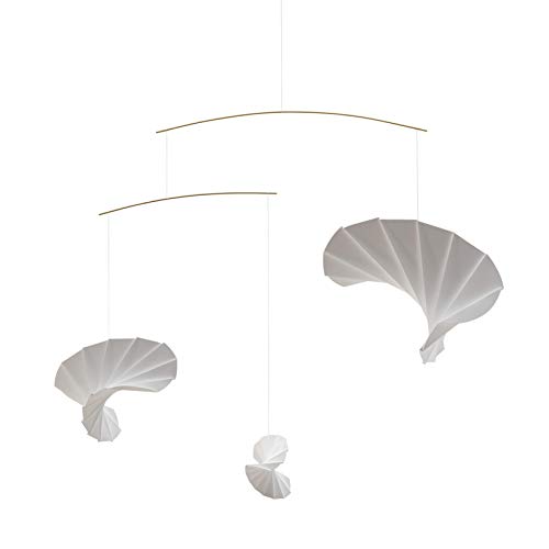 Mobile en Acier Blanc Wave 3 Flensted Mobiles suspension design - 2