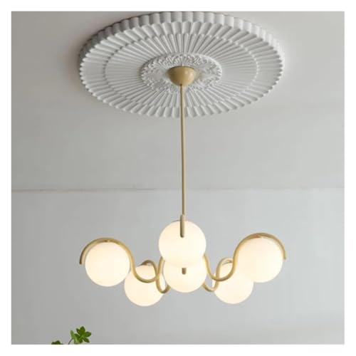 Magic Bean Glass Pendant Light,Living Room Chandelier, Minimalist Bedroom, Study,