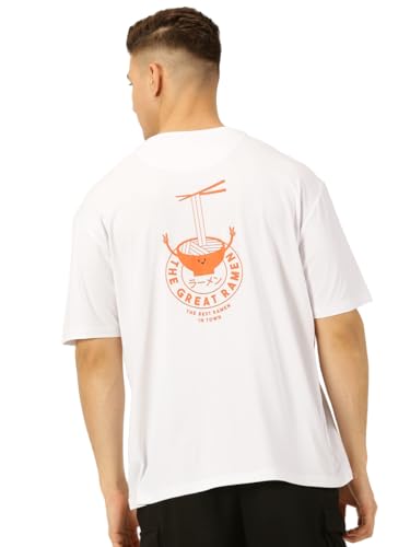Image of Thomas Scott Men's | Graphic | Half Sleeve | Oversized Fit | Cotton Blend | Crew Collar | Casual Tshirt