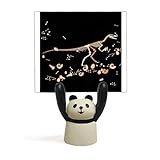 bs Black Small Dinosaur Memo Holder Cartoon Animal Panda Stand Decoration