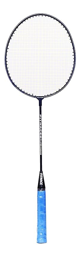 Image of GENRIC Badminton Racket Single Shaft 2 PC with Free 3 Shuttle Corks, Steel Badminton Racquet Players Choice Made in India