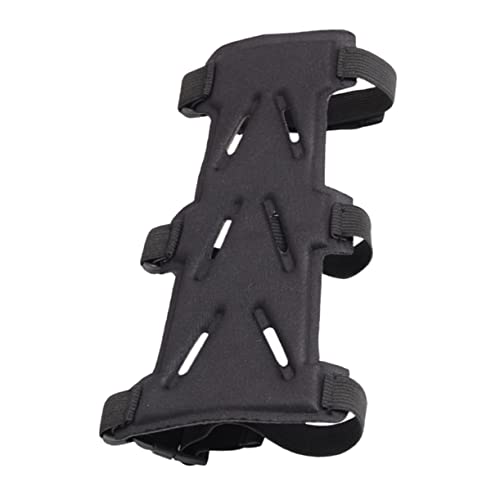 BCOATH Elastic Arm Guards for Compression Fabric Sturdy Arm Protector Black 1pc