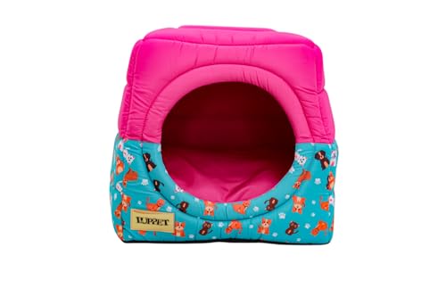 Cama iglu toca para cachorro e gato, cama 2x1 para cachorro ou gato com almofada, TAM. G