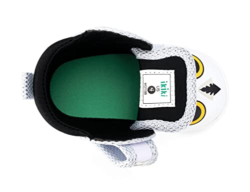 ikiki Squeaky Shoes for Toddlers/Little Kids (Snowy Owl, Sparkly White, Size 9)4