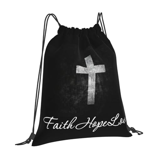 Jesus Drawstring Bags Christian Gym Bag Backpack Christ Bible Sackpack for Women Men2