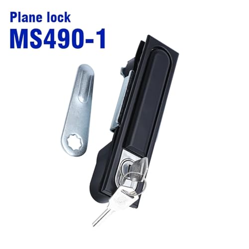 Serrure MS490-1 pour armoire de commande électrique et boîtier de distribution en fer