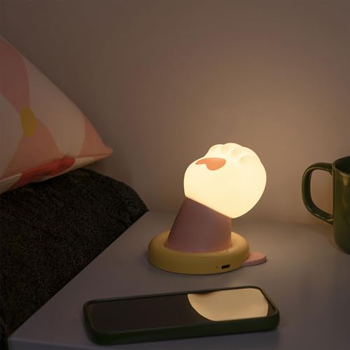 Lámpara de noche animal con control táctil y temporizador miniatura 4
