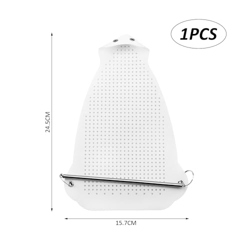 1 Hitzeschutzplatte, Bügeleisenschutz Zum Bügeln, Dampfbügelzubehör, Stoffschutzfolie, Bügeleisenschuhüberzug, Bügeleisensohlenschutz