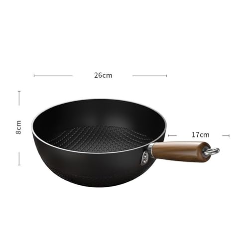 Wok de acero al carbono antiadherente tamaño 26 cm miniatura 2