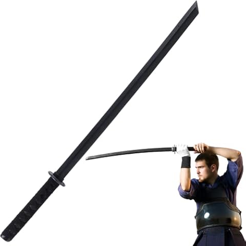 Senshi Japan PREMIUM Martial Arts Wooden Bokken for Kendo, Kenjutsu, Iaido, Aikido, etc. Training And Practise (Black) Cover