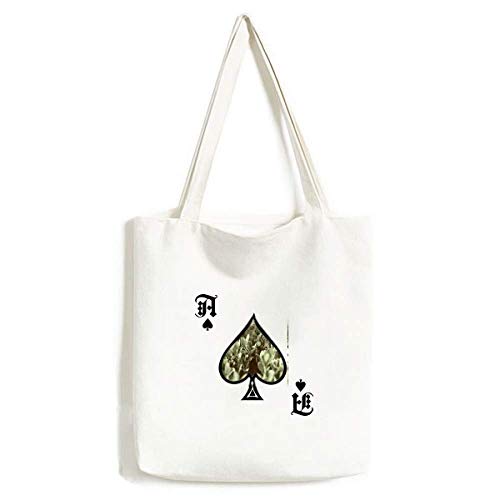Sac à main lavable grand cabas toile motif feuilles Sunshine Leaves femme