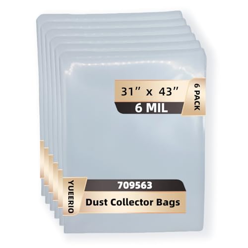 Heavy Duty Clear Dust Collection Bags (6-Pack)