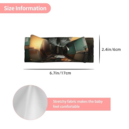 the elephant in the room Baby Headbands Soft Nylon Hairbands with Stretchy Bows Girls Hair Accessories for Newborn Infant Toddler Kids3