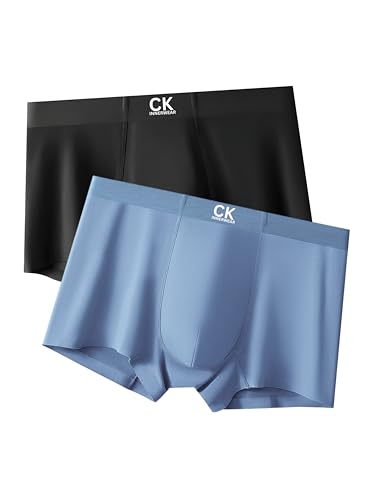 Image of CK INNERWEAR Men's Modal Cotton Strech Trunks | Ultra-Soft, Breathable, Anti-Odour, No Ride-Up Underwear | Stylish Low-Rise Fit, Premium Waistband