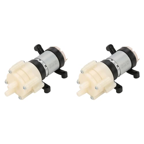2pcs DC 12V Diaphragm Pump Mini Water Transfer Pump Electric Diaphragm Pump for Fish Tank