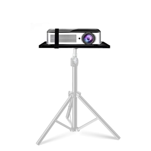 Image of HANTAQ Projector Laptop Notebook Tray, Projector Tray Platform Holder Pallet for Tripod Stand Mount,Widely Use in Meeting Rooms,Studio, Outdoor, Classrooms, Stage (NOT include Tripod)