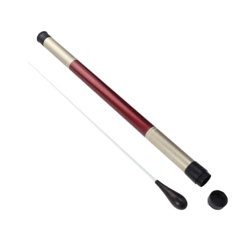 SWOOMEY 2pcs Music Conductor Black and Brown Imitation Handle Orchestra Stick for Teachers and Students Random