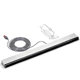 DSDFPFG Upgraded Motion Sensor Bar Compatible with Nintendo Wii/Wii U Console - Infrared Plug & Play USB Wired...