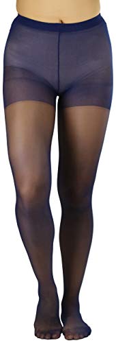 Image of ToBeInStyle Women's Control Top Sheer Footed Pantyhose Hosiery Tights Stockings