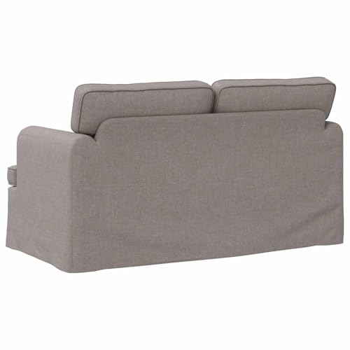 Sofá de 2 plazas ergonómico que alivia la espalda con estructura de metal resistente 8