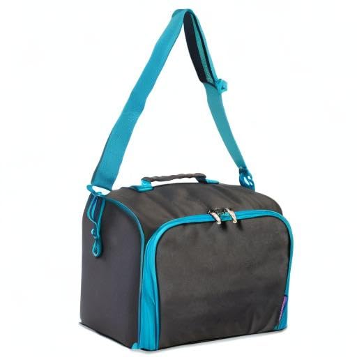 Image of J World Casey Small Lunch Bag for Adults. Medium-Size Insulated Lunch-Box for Kids, Grey