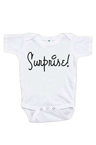 7 ate 9 Apparel Surprise! Pregnancy Announcement Onepiece
