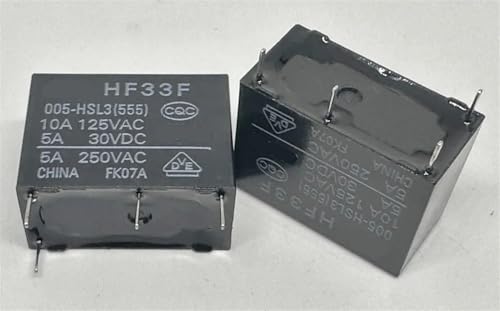 Relé HF33F 012-HS3F con alta capacidad de conmutación 5A 12V