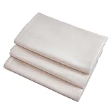 Homoyoyo 6 Stück Teiliges Reißfreies Käsetuch aus Reiner Baumwolle Feines Wiederverwendbares Passiertuch für Saft Kombucha Käseherstellung Filtern und Entsaften ohne Rückstände