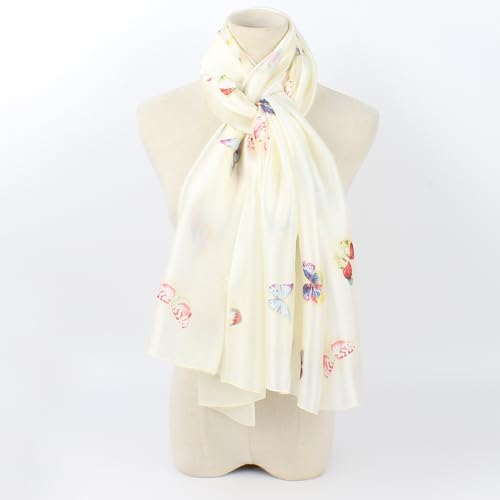 Women Print Spring Fall Polyester Long Scarf Summer Beach Large Shawl Towel4