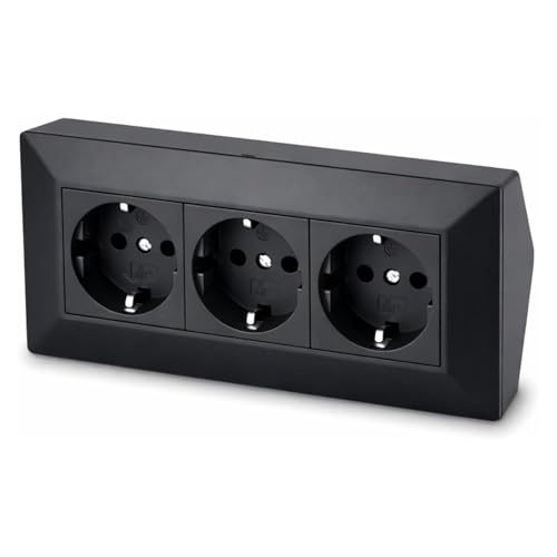 Bloc multiprises (3 prises) Prise d'angle - 230 V 16 A 3600 W