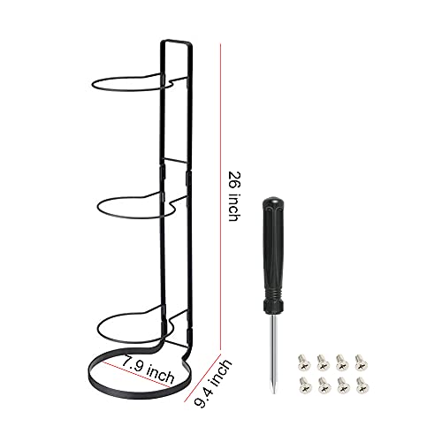 Basketball Ball Storage Rack, 3 Tier Cube Ball Storage Holder, Freestanding Garage Sport Equipment Organizer Innovative Indoor Removable Vertical Display Stand For Volleyball Football Basketball #TOP1