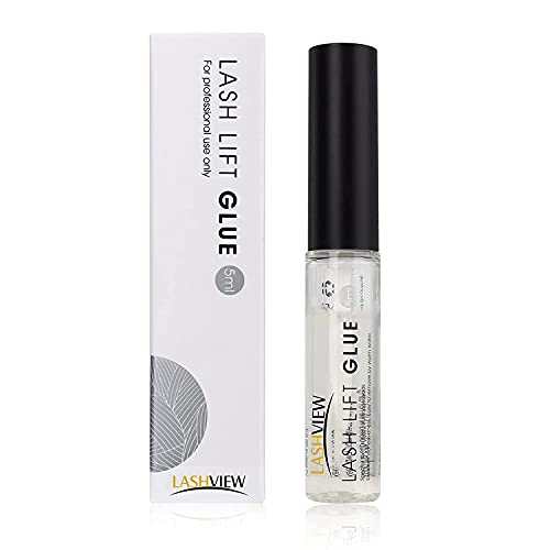 LASHVIEW Lash Lift Glue, Eyelash Perm Glue ,Lash Lift Glue Adhesive,Eyelash Lift Glue,Lash Perm Glue,No Irritation and Odorless,5ML.