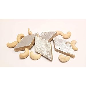 Indiase keuken combo beste dagelijkse behoefte combo|Kaju Katli Barfi Pack, 500 g (regelmatig) + Gezonde Heerlijke Besan…