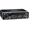 Behringer UMC22 Audiophile 2x2, 48 kHz USB Audio Interface with Midas Mic Preamplifier for Recording Microphones and Instruments #3
