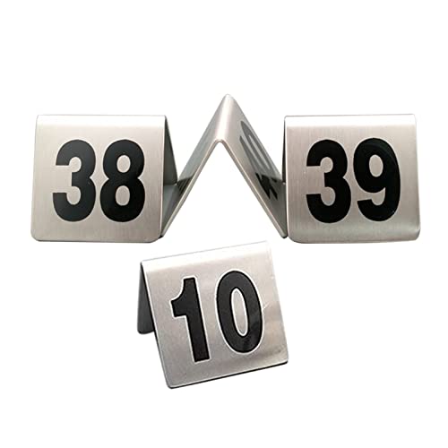 Marque-places 1-100 style tente pour simplifier le placement de table de mariage