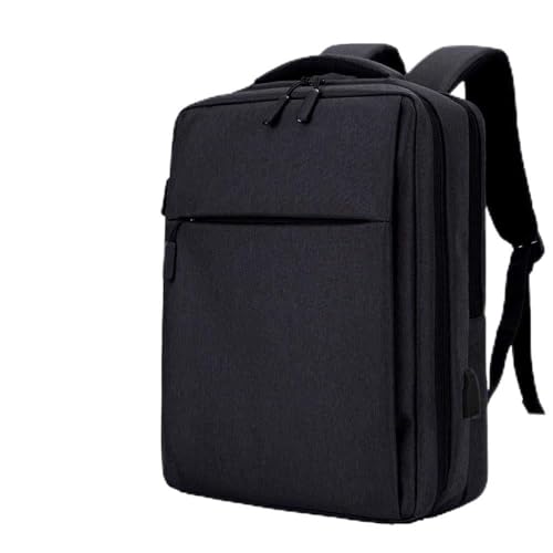 Zaino di ricarica impermeabile e antisismico da 15 pollici con tracolla per laptop da 17.3 Borsa da viaggio 15.6 Airbag A2 nero 14-15.6 iarde
