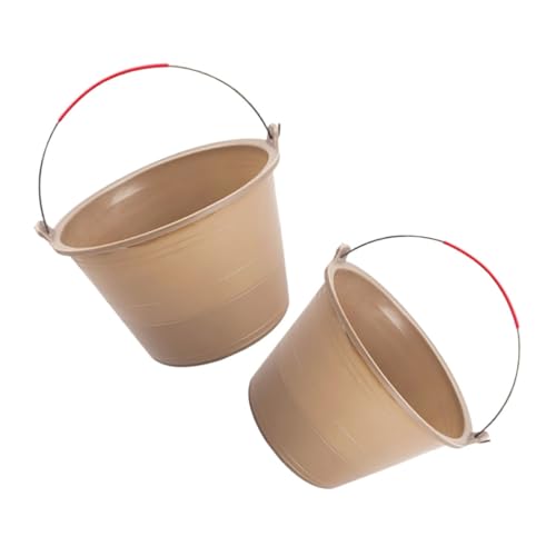 Operitacx 2 Pièces Seau à Robuste Seaux pour Travaux de Construction Stockage de Matériaux