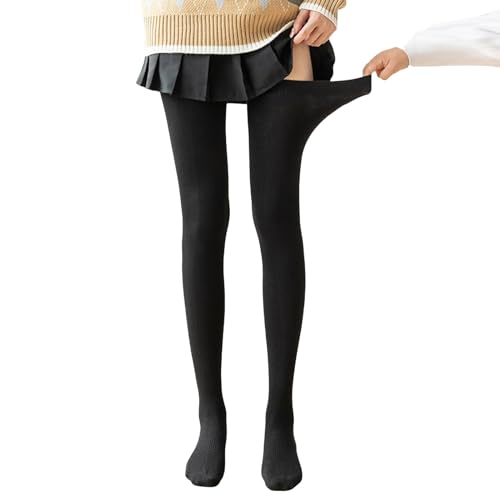 Chaussettes Femme Extra Longues Montant à La Cuisse - 2 Paires Noir Et Blanc Rayé - Taille Unique 36-42 - Pour Sport, Cosplay, Style Femboy