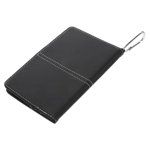 BESPORTBLE Elegant Portable Golfing Scorebook Score Recording Supply for Golf Competitions Practice Ranges Training Sessions