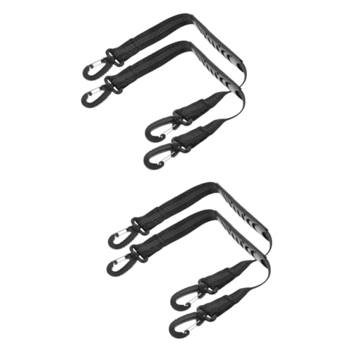 Sosoport 2sets Ski Boots Carrier Straps Roller Skates Carrying Straps 2 Handles for Easy Suspension Compact for Travel 2pcs*2