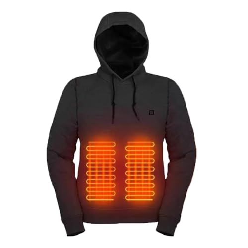 Veste chauffante homme manteau hiver chaud et gilet thermique de chasse