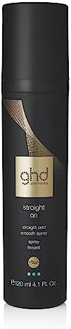 ghd Straight On Heat Protectant for Hair ― Straight & Smooth Hair Spray, Heat Protection System to Strengthen and Smooth Hair for Anti-Frizz Styling ― 4.1 fl. Oz.