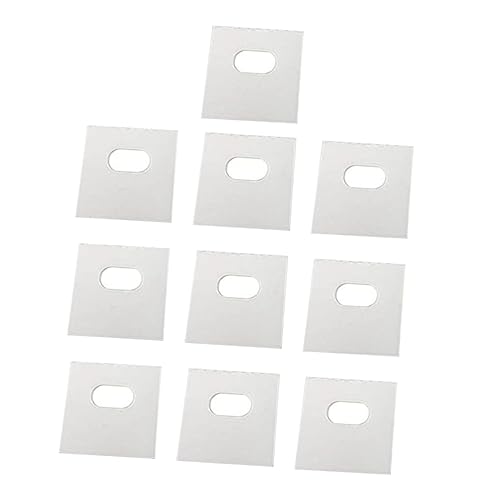 RORPOIR 10pcs Pom Vertical Blind Repair Stickers High-Temperature Resistant Tabs for Blinds and Shades Easy to Install Replacement Clips for Roller