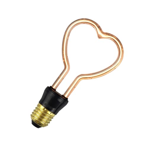 Artibetter MJPCP18M5034WMAR15XS5 1Pc Creative Led Bulb Light Vintage Led Bulbs Led Filament Bulb Ring Bulb Heart Lights Bulb Lamp Ring Lightbulb Heart Lamp Vintage Bulb Light Bulb Led Bulb Decor Light thumb #1